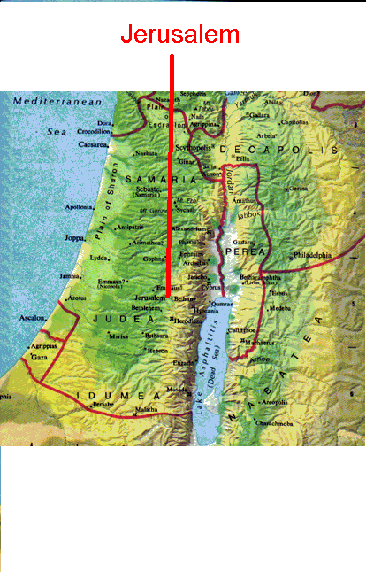 Map of Judea